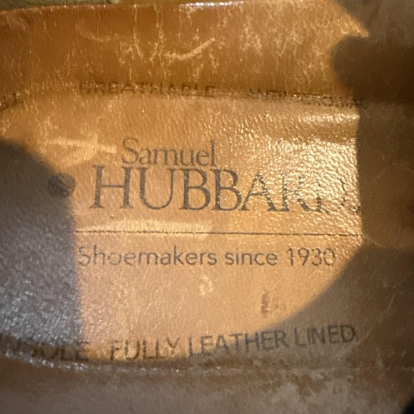 Samuel Hubbard Shoes Mens Size 11 Black Leather Lace Up Casual Wide W Comfort main image 4